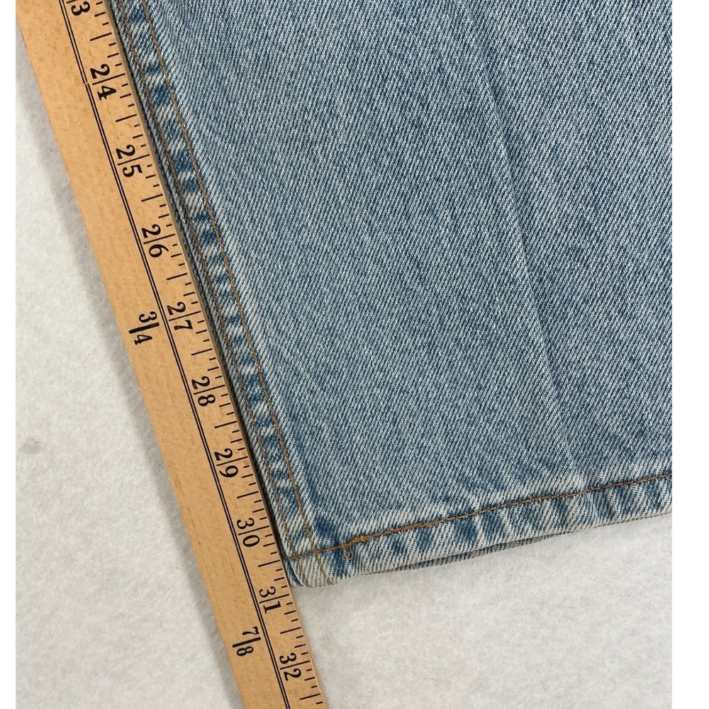 Levi Strauss Signature 545 Jeans Mens 31x30 Light Blue Loose Fit Denim - Picture 5 of 10